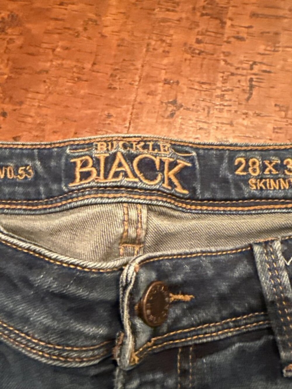 Buckle Black Women’s 28X32 Skinny Fit No. 53 Jeans Stretch Denim - Picture 6 of 6